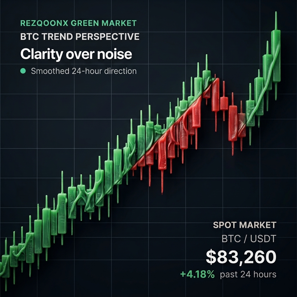 RezqoonX BTC market chart artwork